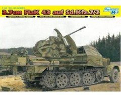 Dragon 1/35 3.7cm FlaK 43 auf Sd.Kfz.7/2 🧶Upgrade: Magic Track🧶#6553📌USA📌