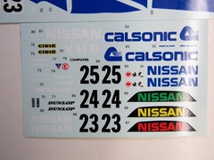 Decalpool 1/24 Nissan R89C Calsonic Group C 1989 Decal Sheet DP320 suit Tamiya