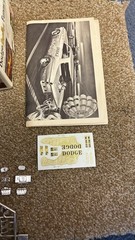 REVELL 1/25 62 DODGE REVELLION FUNNY CAR MODEL KIT UNBUILT H-1265:200 1967 ISSUE