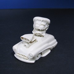 Jimmy Flintstone ’49 Merc with Frankenstein resin monster kit Neko Frankie LS1