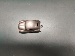 Vintage Hard Plastic 1950’s Sedan Gray 2-1/4″