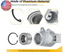 M MATI Rear Wheel Bearing Carrier & Bearing Kit for Polaris Sportsman 400