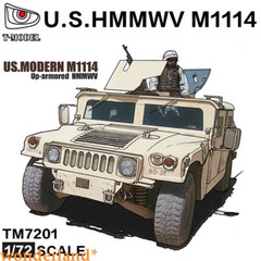 T-Model TM7201 1:72 US.MODERN M1114 Up-armored HMMWV MODEL KIT