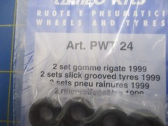 TAMEO PWT 24 & 25 TIRE SETS 1:43 MORE PARTS PACKS LISTED PIRELLI & GOMME 12 TIRE