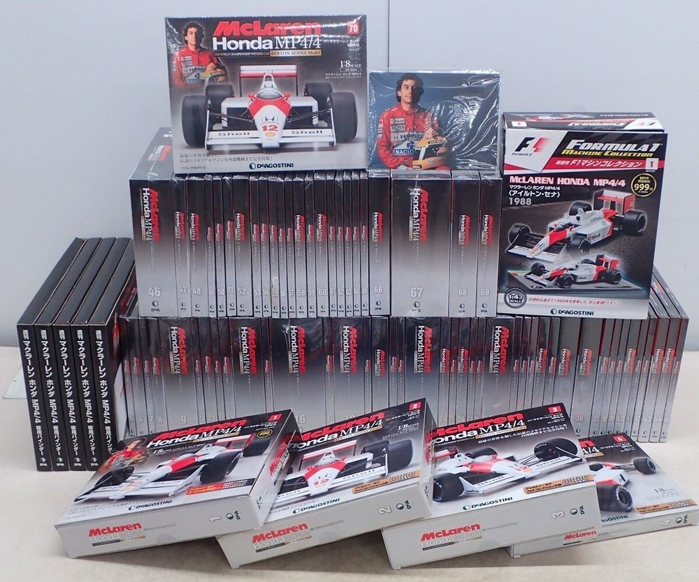 DeAGOSTINI McLaren Honda MP4/4 Complete Vol.1-70 Ayrton Senna from Japan