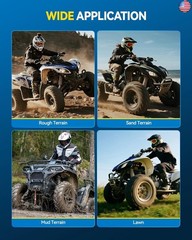 PHILTOP ATV UTV All-Terrain Tires 16×8-7, 4-Ply Super Mud 16×8-7 ATV Tires for