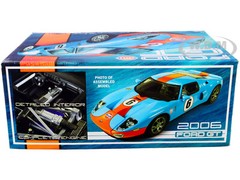 SKILL 2 SNAP MODEL KIT 2006 FORD GT “GULF OIL” 1/25 SCALE BY POLAR LIGHTS POL955