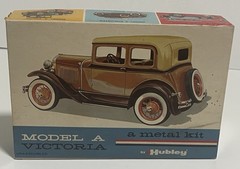 Hubley Model A Victoria Metal Model Kit 1/20 Scale No. 4866-300 Vintage Complete