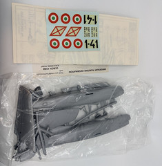 Vintage 1967 Buzco Fiat G.91 Heller Authentic Model Kit 1:50 Scale