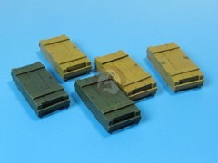 Eureka XXL 1/35 Wooden 7.5cm Tank Ammo Crates 1 StuG III-IV PzIV (5 boxes) E-002