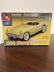 AMT 1955 Chevy Corvette Snap Fast1:25 Scale Kit #31960 Factory Bagged Parts