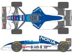 SHUNKO MODELS 1/20 1/20 Tyrrell 023 1995 Full Decal for Tamiya from Japan 16648
