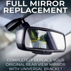 10.5 In. OEM Rear View Mirror with 4.3 In. LCD Screen and 170° Backup Camera Rea