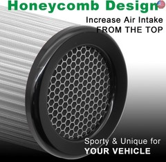 3 3.5 4 inch Cold Air Intake Filter 76mm 89mm 101mm Performance Cone Air