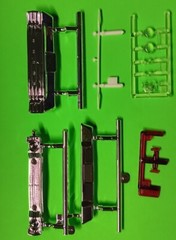 Revell 68 1968 Dodge Dart 1/25 Chrome Grille Bumpers Clear Head Lights Tail Lamp