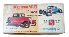 Vintage 60s AMT Scale Model 1932 Ford V8 Coupe ‘THE DEUCE’ Customizing Kit #2232