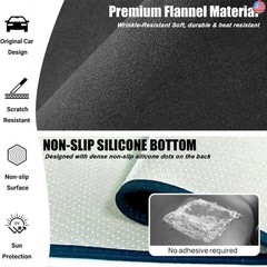 Dash Cover Mat Fit for Jeep Wrangler 2011 2012 2013 2014 2015 2016 2017 JK JKU