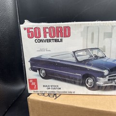 1950 FORD CONVERTIBLE 2N1 STOCK or CUSTOM AMT 2303 NEW BUT TEARS IN PLASTIC