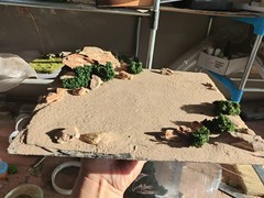 Realistic Moss Grassland Base Model Scene Display