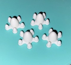 1/8 Scale Resin Spider Caps Set Of 4 Monogram Revell big deuce 1/8th