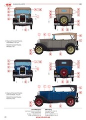 Model A Standard Phaeton Soft Top (1930s) American Passenger Car 1:24 ICM24050