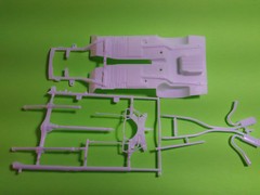 70 1970 Dodge Challenger T/A 1/24 Frame Axle Rear End Chassis Floor Pan Exhaust