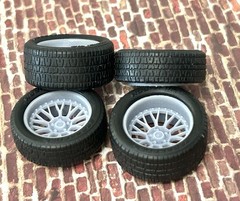 1/24 Scale: 18-inch “BBS Boss” Resin Wheels For Sports Cars