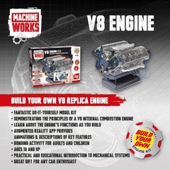 V8 Engine Replica Model – Educational DIY Kit with Sounds and Illumination
