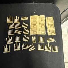75MM AMMO CRATES TUBES EMPTIES VP SUPER VALUE Verlinden 1/35 1111 RESIN OOP RARE
