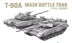 USTAR NO-007 1/48 T-90A MAIN BATTLE TANK MODEL KIT