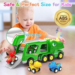 ENJSD Toys for 1 2 3 4 Year Old Boys, 5 in 1 Ages 2-4 with 4…