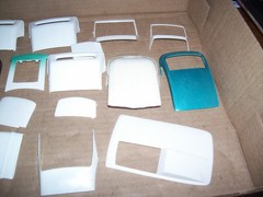 Vintage 60’s & 70’s Model Kit Trunks & Roofs 1/24 1/25 & 1/32 scale Lot