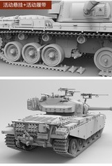 Amusing 35A048 1/35 IDF SHOT KAL MAIN BATTLE TANK VALLEY OF TEARS N’EHILA BONUS
