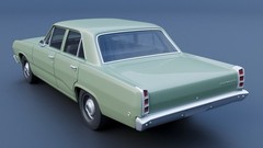 3d Printed 1/25 1968 Plymouth Valiant 100 4 Door Model Kit