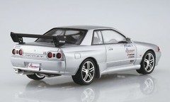 Aoshima 1/24 Scale Model Tuned Car Kit HKS Kansai Nissan Skyline GT-R R32 BNR32