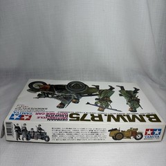 Tamiya BMW R75 German Motorcycle Sidecar 1/35 Model Kit WWII 35016