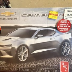 ⚡️AMT 2016⚡️Chevrolet😎Camaro SS 1/25 Model🔥Snap Kit💪🏼Muscle Classic