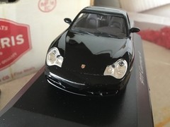 1/43 MINICHAMPS PORSHE 911 , Carrera 4, 2003, black met. mint ++!