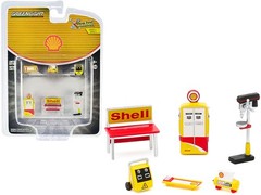 Greenlight 16060C 1/64 “Shell Oil” 6 piece Shop Tools Set “Shop Tool
