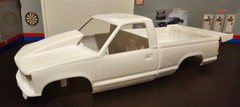 Resin Outlaw Hood & Rear Spoiler Combo for ’92, ’96 & 454 SS Chevy P/U AMT 1/25.