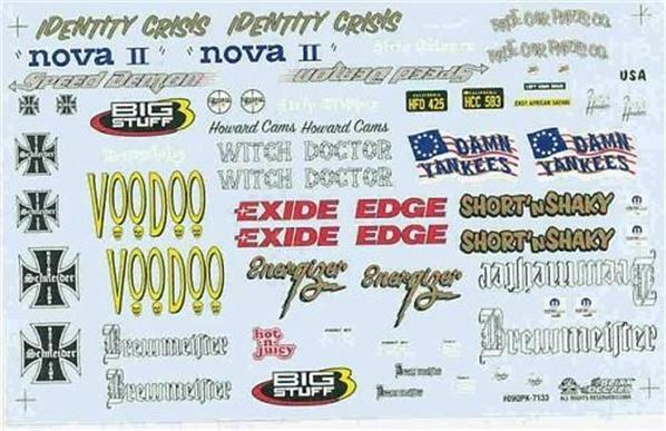 Slixx 7133 K Quarter Panel Drag decal