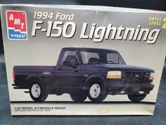 😎🚦AMT ERTL 1994 Ford F-150 Lightning 1:25 Scale Model Kit #6153 – bad decals🤑