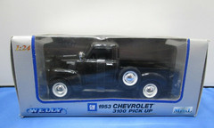 Welly 1953 Chevrolet 3100 Black Pickup 1/24 Scale Model Truck #2087 NIB ~ #81