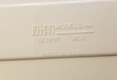 1968 AMC JAVELIN SST Dealer Promo Cream & Green Redlines 1/25 Jo-Han