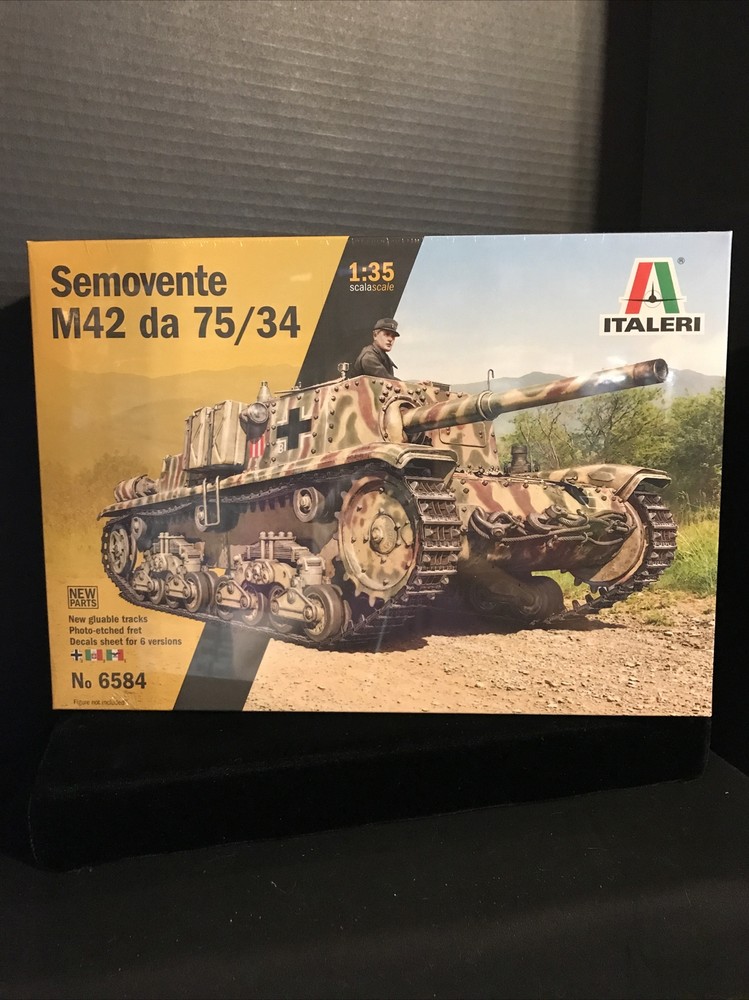 ITALERI 6584 SEMOVENTE M42 ds 75/34 MODEL KIT-NIB-1:35 SCALE