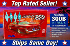 Moebius Models 1207 1/25 1956 Chrysler 300B Car Kit Skill Level 3 Model Kit-NIOB