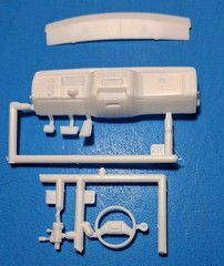 84 CADILLAC COUPE LOWRIDER DASH STEERING WHEEL REVELL – MODEL CAR KIT PARTS LOT
