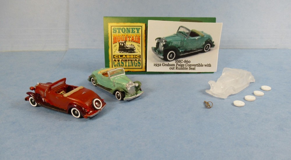 New! SMC-860 1932 Graham Paige Convertible 1/87-HO Scale Clear Resin Kit