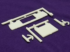 1968 Plymouth Road Runner RADIATOR , HOSES , CRADLE from AMT 1:25 Model Kit 68