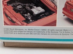 Monogram 1994 Mustang Indy Pace Car 1/25 Scale Model Kit #2975 *OPEN BOX*